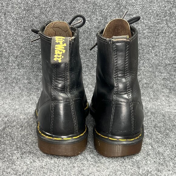 Dr. Martens 1460 Ben Boots Mens Sz 10 Black Smooth Leather Made In England Lace - Picture 6 of 16